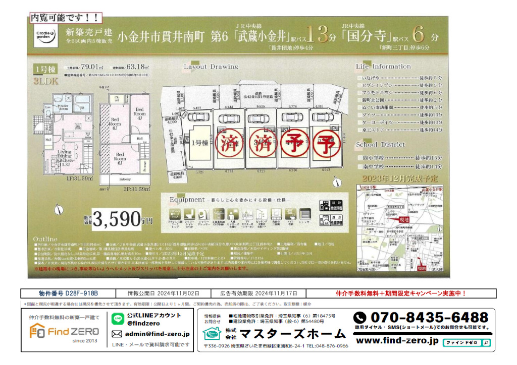 物件番号 D28F-918Bのサムネイル